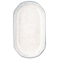 Блюдо порцелян. "Ardesto Siena" 32х18см,біло-сіре №AR2925SW(6)(12)