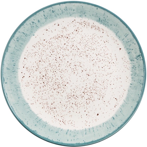 Тарілка обідня керам. "Ardesto Siena" 27см,біло-блакитний №AR2927SWB(6)(24)