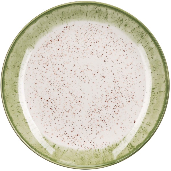 Тарілка обідня керам. "Ardesto Siena" 27см,біло-зелений №AR2927SWG(6)(24)