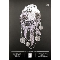 Скетчбук 20арк. А5 б/лін. "Dreams sketchbook" three,ловець снів №60575/Profiplan/(10)