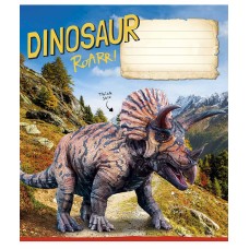 Зошит 12арк. лін. Школярик "Jurassic world" ВД-лак №012-3310L(30)(300)