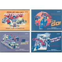 Зошит для малюв. на скобі 12/100 А4 "TF" софт тач + УФ лак №TF24-241/Kite/(20)(160)