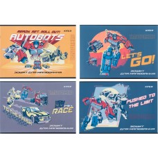 Зошит для малюв. на скобі 12/100 А4 "TF" софт тач + УФ лак №TF24-241/Kite/(20)(160)