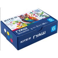Гуаш "Kite" Classic 6кольор. 20мл №K-062(27)