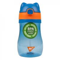 Пляшка для води пласт. "Yes" 350мл Fusion блакитна №708172(48)