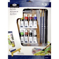 Набір акрил. фарб "Royal Langnickel" 8x5мл з мольбертом №REA5404
