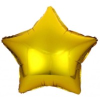 Набір кульок повітр. фольг. "Зірка" золото 5"/12см 5шт №832801/Pelican/(1)