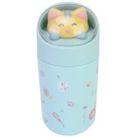 Термопляшка метал. 0,28л "Maxi" блакитна №U-6180-11