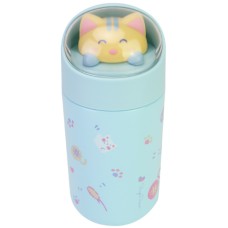 Термопляшка метал. 0,28л "Maxi" блакитна №U-6180-11