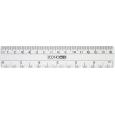 Лінійка пласт. 15см "Economix" №E06450(50)