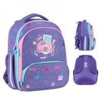 Рюкзак каркасний "GoPack" Education Say Cheese 2від.,3карм. №GO24-597M-4(8)