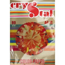 Папір кольор. А4 80г/м темн. Crystal Color Paper Chocolate 43A (т.-коричневий)(100)(2500)