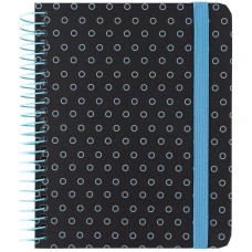 Блокнот пруж. В6+ 120арк. кліт. тв. обкл.,графіт №8461-3-A/Axent/(5)(20)