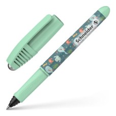 Ручка-роллер чорнильна "Schneider" №S187525 Zippi синя,корпус пастельно м'ятний(10)