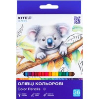 Олівці кольор. 36 кольор. "Kite" №К-057 Classic(8)(80)