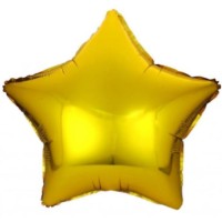 Набір кульок повітр. фольг. "Зірка" золото 18"/45см 5шт №832601/Pelican/(1)(5)