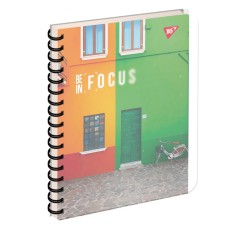 Блокнот пруж. В5 144арк. Be in focus №681954/Yes/(3)(30)