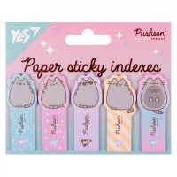 Стікери-закладки папер. "Yes" Pusheen 55х22мм 100шт №170417(240)