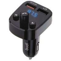 FM модулятор BT Budi №CCT03B 18W 2USB, швидка зарядка/Breidon/