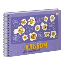Альбом для малюв. на пруж. 20/100 А4 "Funny faces" УФ-виб. №130568/Yes/(3)(54)