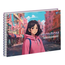Альбом для малюв. на пруж. 30/100 А4 "Girls" №130570/Yes/(3)(39)