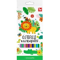 Олівці кольор. 12 кольор. "Школярик" №132SH-12 тригран.(12)