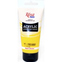 Акрил художній "Rosa Studio" 75мл Жовта середня №32241433(3)