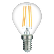 Лампа "Etron Filament Power" прозоре скло LED 1-EFP-1147  G45 12Вт 3000K Е14(10)
