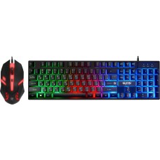 Набір ігровий Defender Glion C-123 UKR клавіатура+мишка,RGB-підсвітка,чорний №45122
