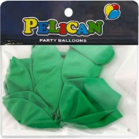 Набір кульок повітр. латексних 10"/25см пастель зелений 10шт №811017/017/Pelican/(5)