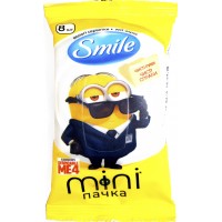 Серветки вологі "Smile" (8шт) Міньйони №2429(30)