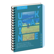 Зошит пруж. А4 144арк. пласт. обкл. "Land of the free" №681948/Yes/(3)(33)