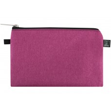 Папка "Optima" №O95225 А6+ текстильна на блиск. (рожева)