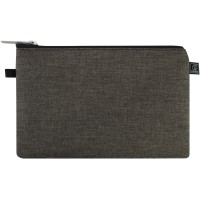 Папка "Optima" №O95227 А6+ текстильна на блиск. (графітова)