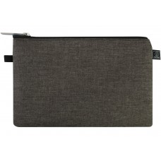 Папка "Optima" №O95227 А6+ текстильна на блиск. (графітова)