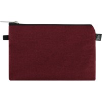 Папка "Optima" №O95228 А6+ текстильна на блиск. (бургунді)