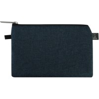 Папка "Optima" №O95229 А6+ текстильна на блиск. (темно-синя)