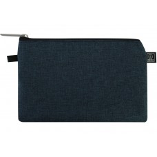 Папка "Optima" №O95229 А6+ текстильна на блиск. (темно-синя)