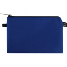 Папка "Optima" №O95232 А6+ текстильна на блиск. (синя)