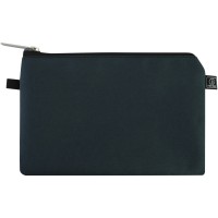 Папка "Optima" №O95233 А6+ текстильна на блиск. (темно-сіра)