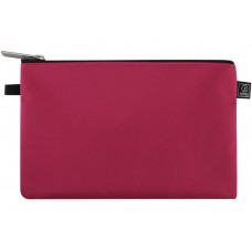 Папка "Optima" №O95234 А6+ текстильна на блиск. (фуксія)