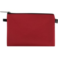 Папка "Optima" №O95235 А6+ текстильна на блиск. (червона)