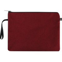 Папка "Optima" №O95216 В5+ текстильна на блиск. (бургунді)(20)