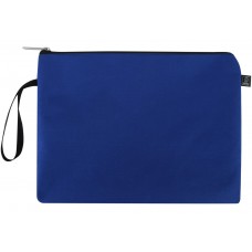 Папка "Optima" №O95220 В5+ текстильна на блиск. (синя)(20)