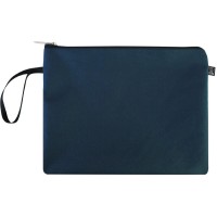 Папка "Optima" №O95221 В5+ текстильна на блиск. (темно-сіра)(20)