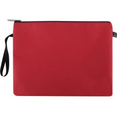 Папка "Optima" №O95223 В5+ текстильна на блиск. (червона)(20)