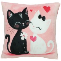 М'яка ігр. "Подушка з принтом Щасливі 3" 28х10х28 №00387-56(5)