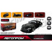Машина метал. "Автопром" BMW M6 GT3,1:24,на баті,світ.звук,в кор-ці №68251A(6)(12) КІ