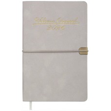 Щотижн. А5 "Buromax" дат2026 кишеньк. Velour світло-сірий №BM.2710-20(20)