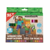 Фломастери "Yes" 18кольор. "Minecraft" ароматизуючі №650584(12)(192)